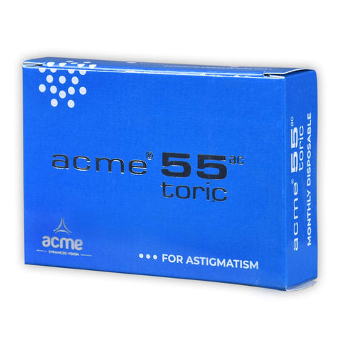 ACME 55 TORIC Monthly Disposable 2 Lens Pack - Devi Opticians