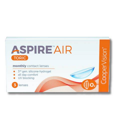 Cooper Vision Aspire Air Toric Monthly (3 Lan Pack) - Devi Opticians