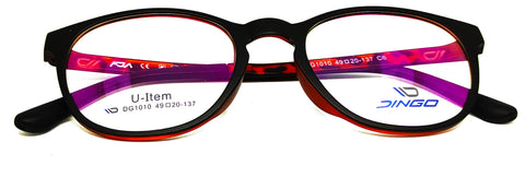 Dingo DG 1010 TR90 BLACK-BROWN Frame - Devi Opticians