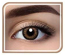 Aryan Monthly Color Contact Lenses  (Chamming Hazel- 2 Lens Pack) - Devi Opticians