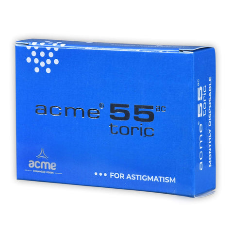 ACME 55 TORIC Monthly Disposable 6 Lens Pack - Devi Opticians