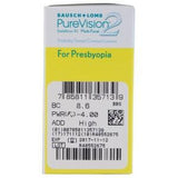 Bausch + Lomb PureVision2 Multifocal 6 Lens Pack - Devi Opticians