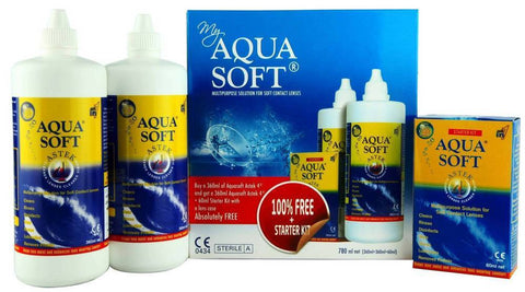 AQUASOFT ASTEK 4 Offer Pack (2x360ML) - Devi Opticians