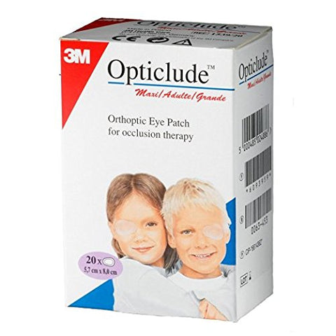 Opticlude Standard Orthoptic 3M Eye Patches - Box of 20 - Devi Opticians
