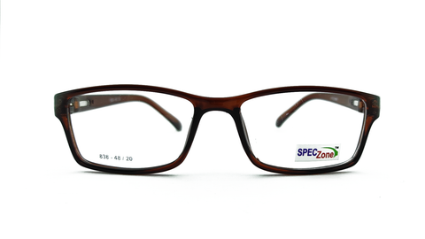 SpecZone M828 Transparent Brown - Devi Opticians