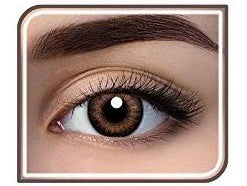 Aryan Monthly Color Contact Lenses  (Warm Brown - 2 Lens Pack) - Devi Opticians